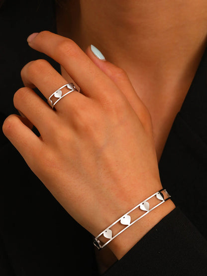 Stainless Steel Love Jewelry Set