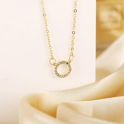 Crystal Circle Necklace