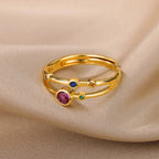 Colorful Stone Ring