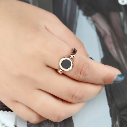 Rotatable Roman Numerals Ring