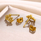 Crown Stud Earrings