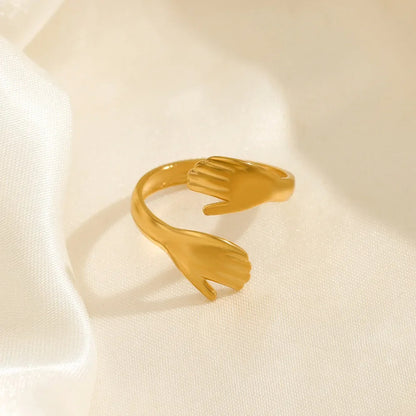 Hug Hands Ring