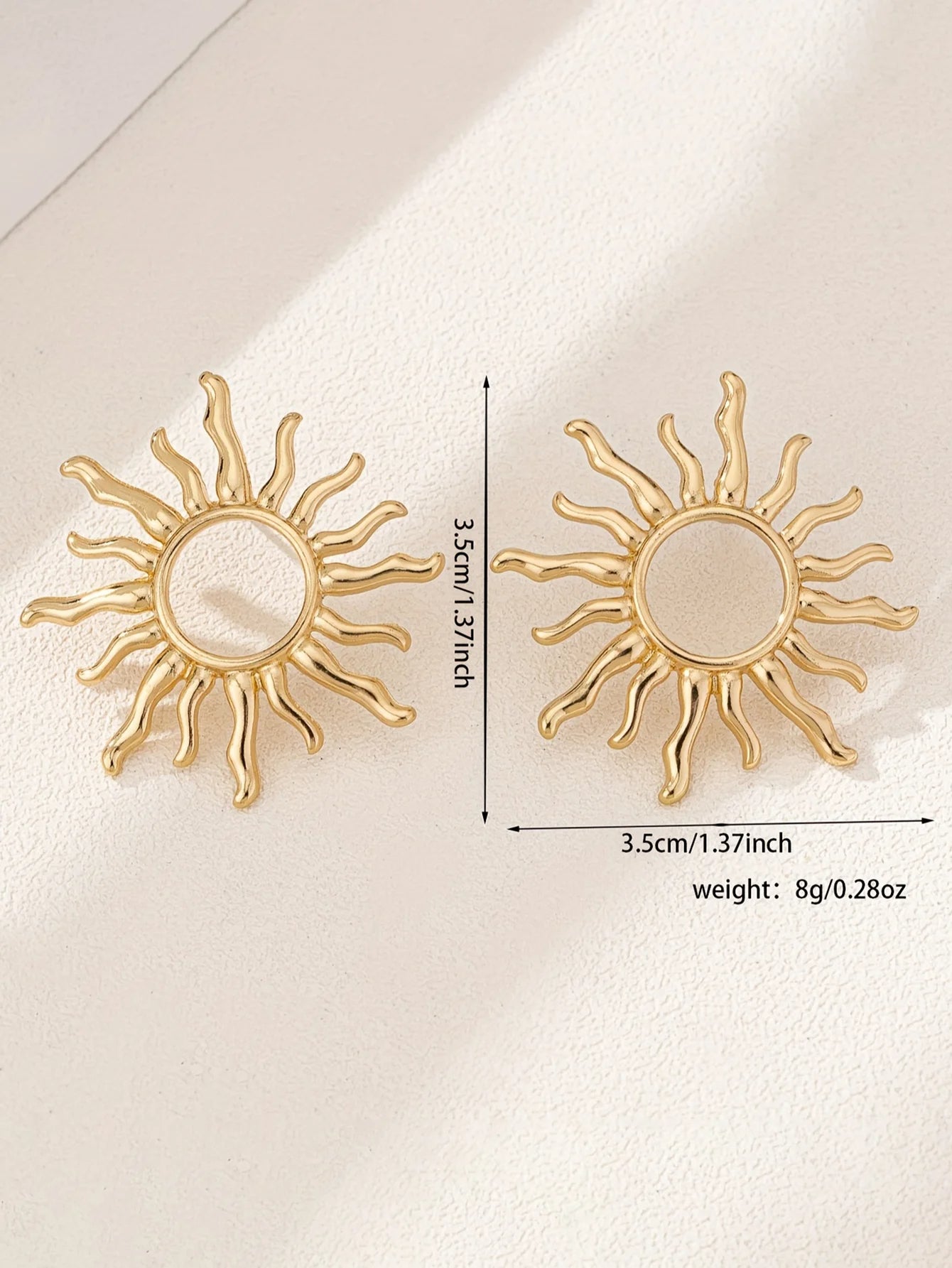 Sun Flower Stud Earrings