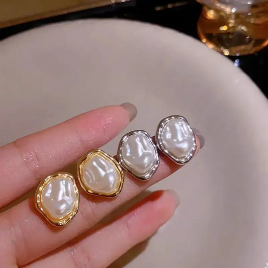 Pearl Stud Earrings