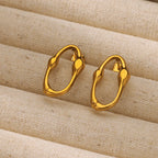 U-Shaped Stud Earrings