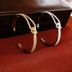Splicing Knot Crystal Bracelet