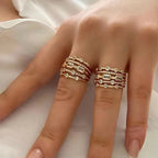 Inlaid Stones Ring