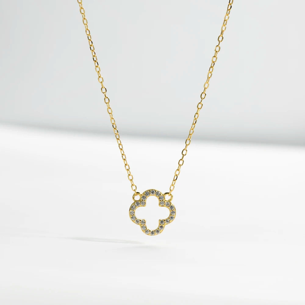 Crystal Flower Necklace