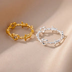 Twisted Wire Heart Ring