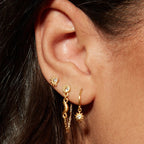 Star & Moon Stud Earrings