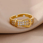 Stainless Steel Belt Ring