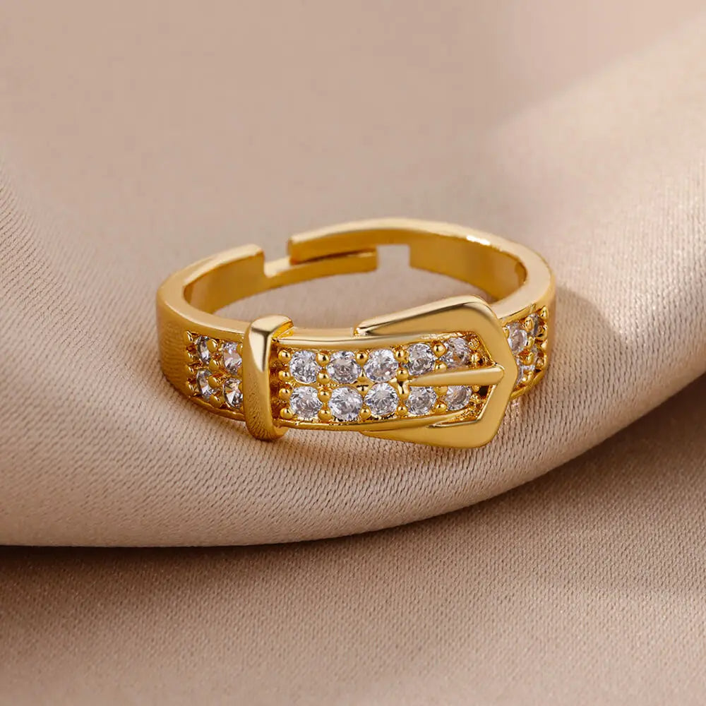 Stainless Steel Belt Ring