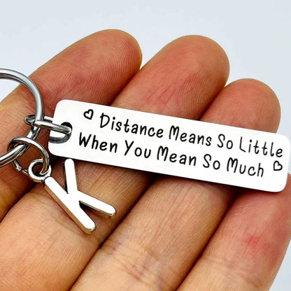 Distance Relationship Keychain