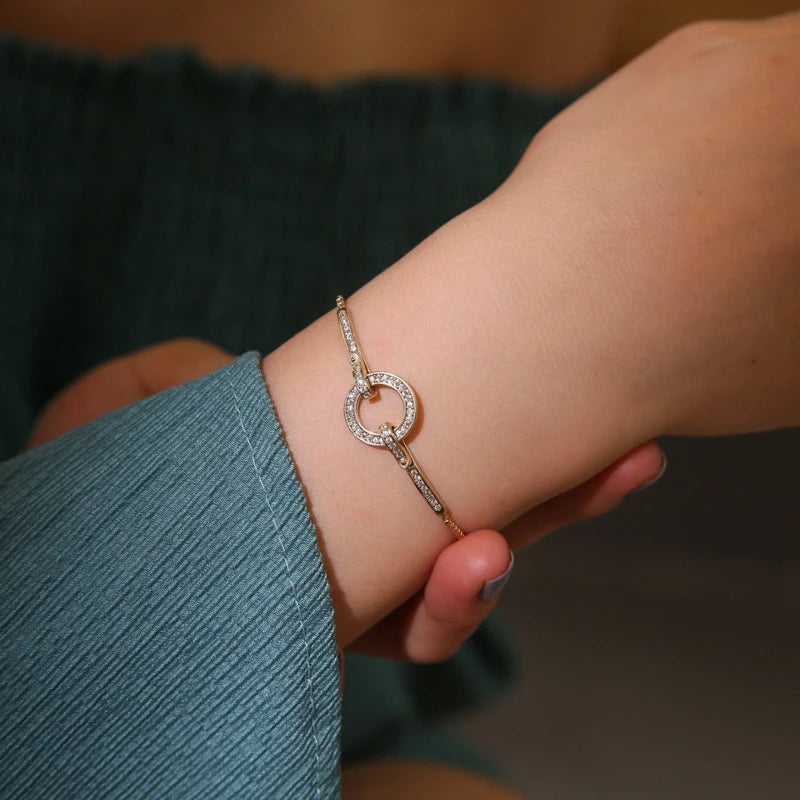 Crystal Circle Bracelet