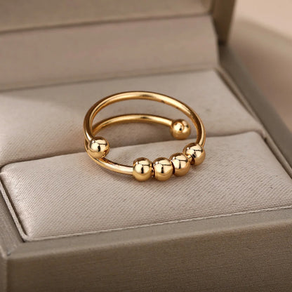 Beaded Ball Ring