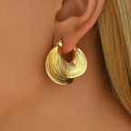 Irregular Striped Earrings