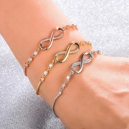 Crystal Infinity Bracelet