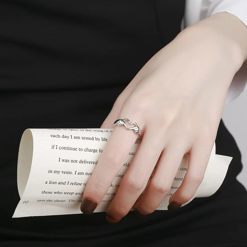 Adjustable Love Hand Ring