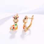 Colorful Giraffe Earrings