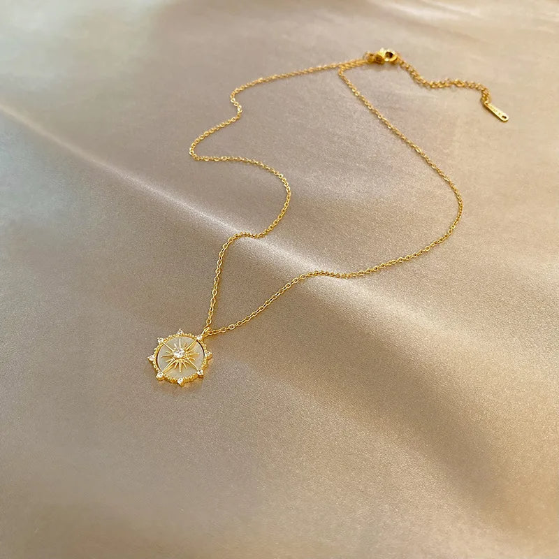 Dainty North Star Necklace