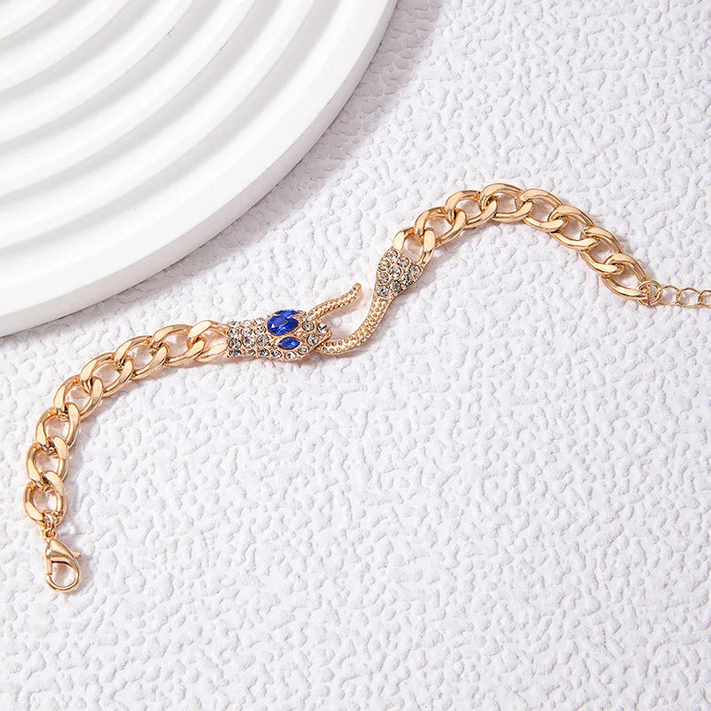 Crystal Snake Stone Bracelet