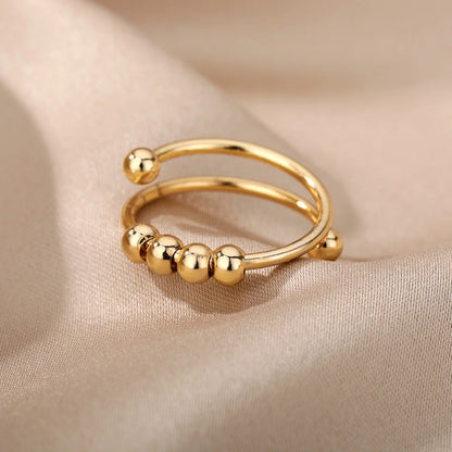 Beaded Ball Ring