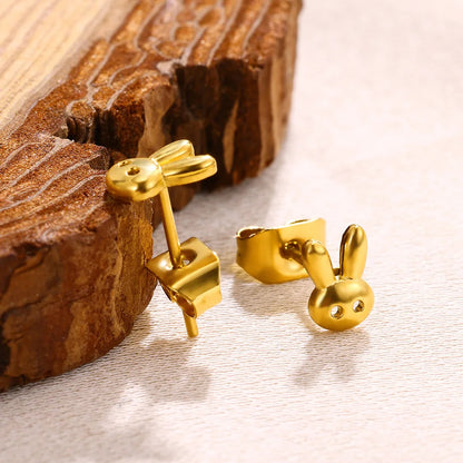 Rabbit Stud Earrings