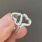 Double Heart Ring