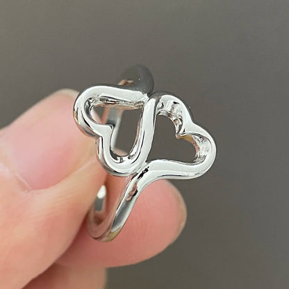 Double Heart Ring