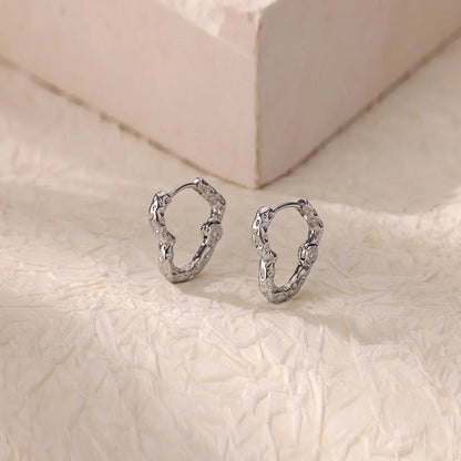 Heart Hoop Earrings