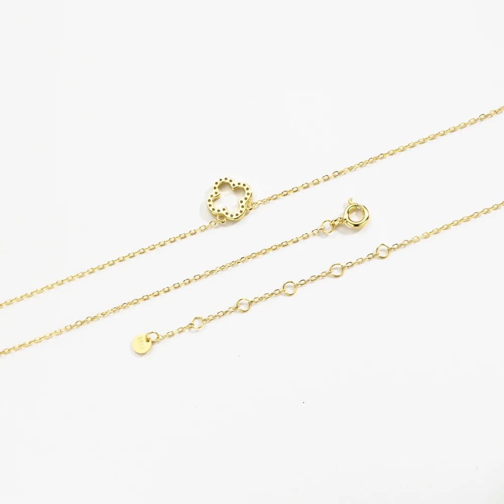 Crystal Flower Necklace