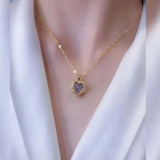 Crystal Heart Necklace
