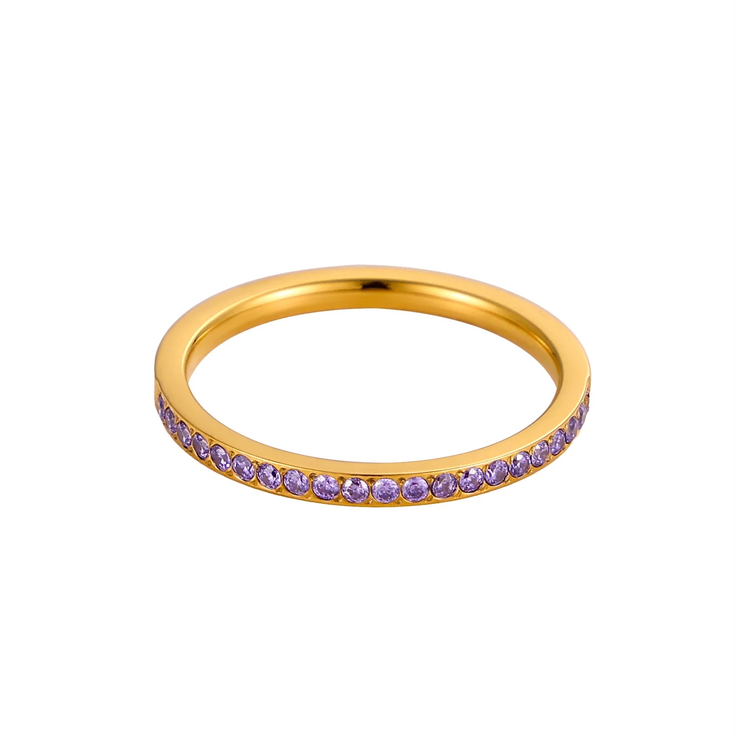 Mini Zircon Birthstone Ring
