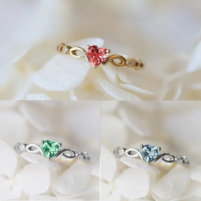 Heart Infinity Ring
