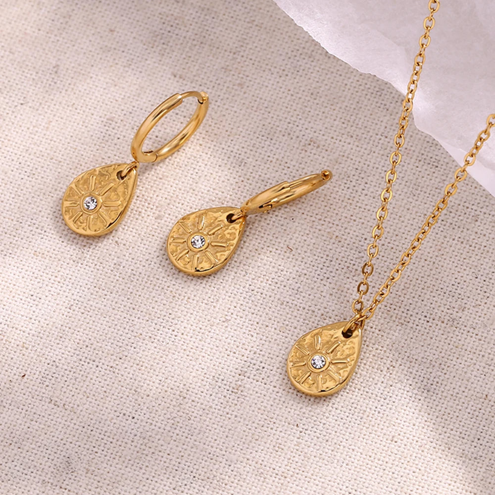 Sun Droplet Earrings