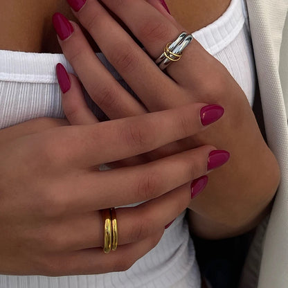 Hollow Geometric Ring