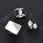 3 PCS Bold Statement Gold Ring Set