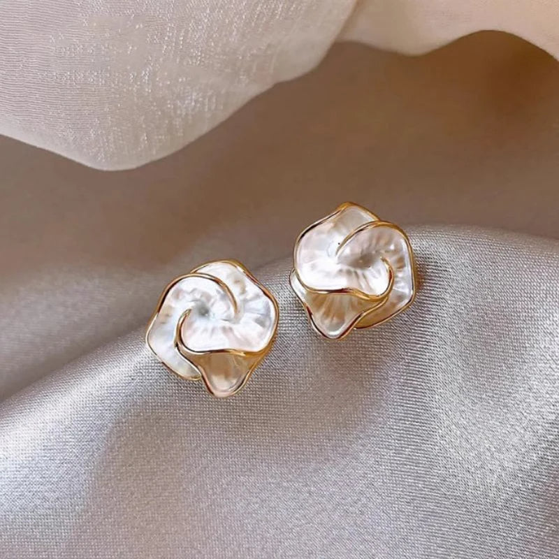 Camellia Stud Earrings