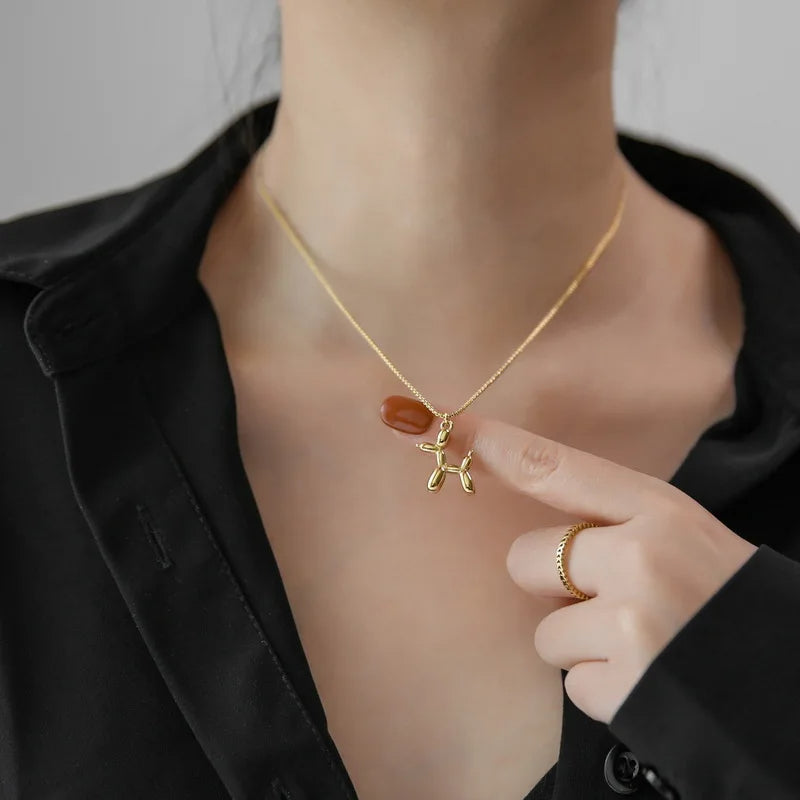 Balloon Dog Necklace