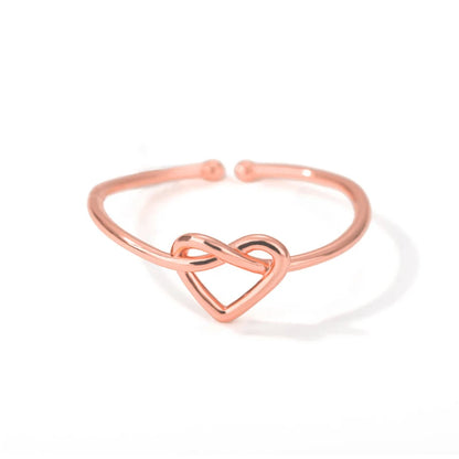 Adjustable Love Heart Ring