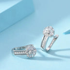 Crystal Flower Earrings