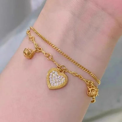 Love Heart Charm Bracelet