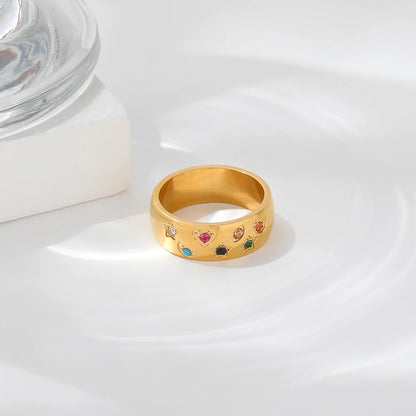 Celestial Harmony Gold Ring