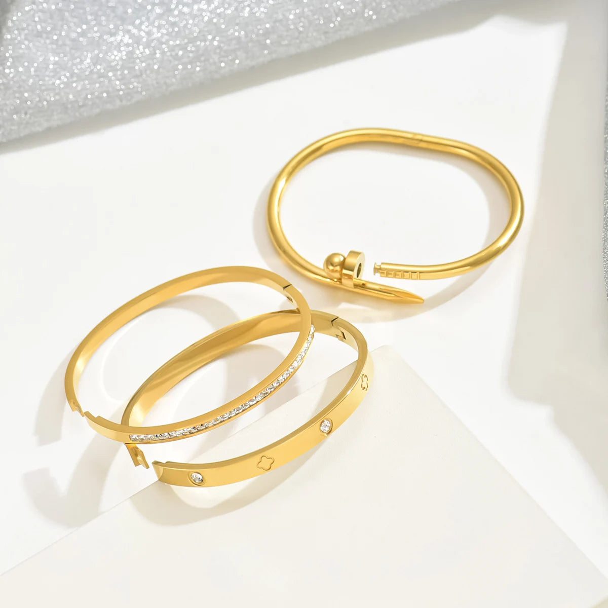 Golden Wrapped Bangle