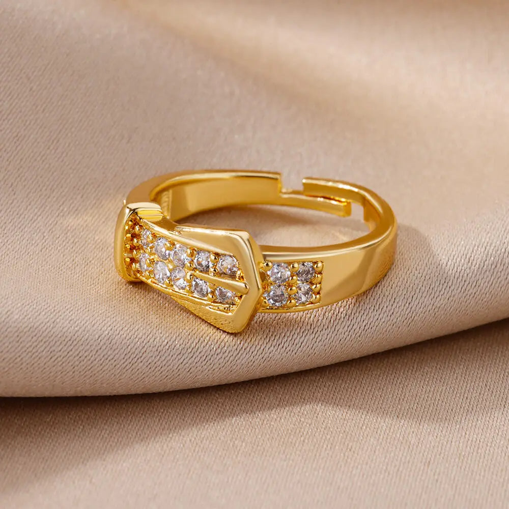 Stainless Steel Belt Ring