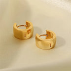 Glossy Hoop Earrings