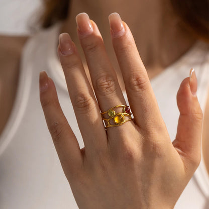 Natural Gemstone Ring