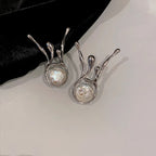 Irregular Pearl Stud Earrings