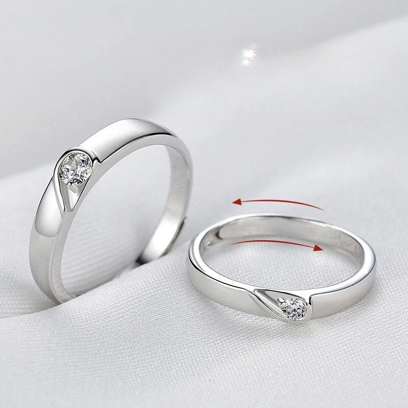 Adjustable Love Couple Rings