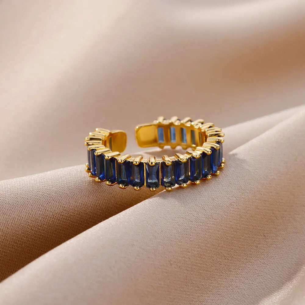 Colored Zircon Ring